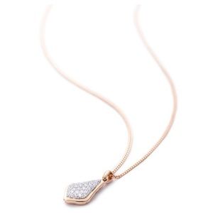 Kendra Scott 14k Rose Gold Lela Diamond Necklace